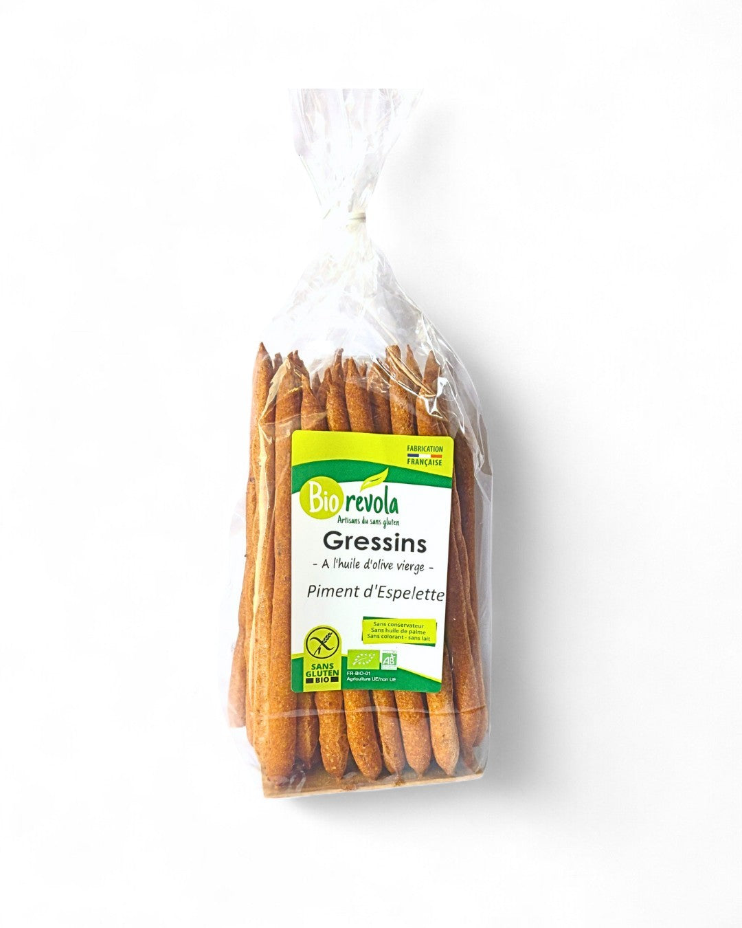 Gressins au piment d’Espelette Bio