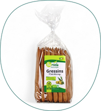 Gressins à l’huile d’olive vierge Bio